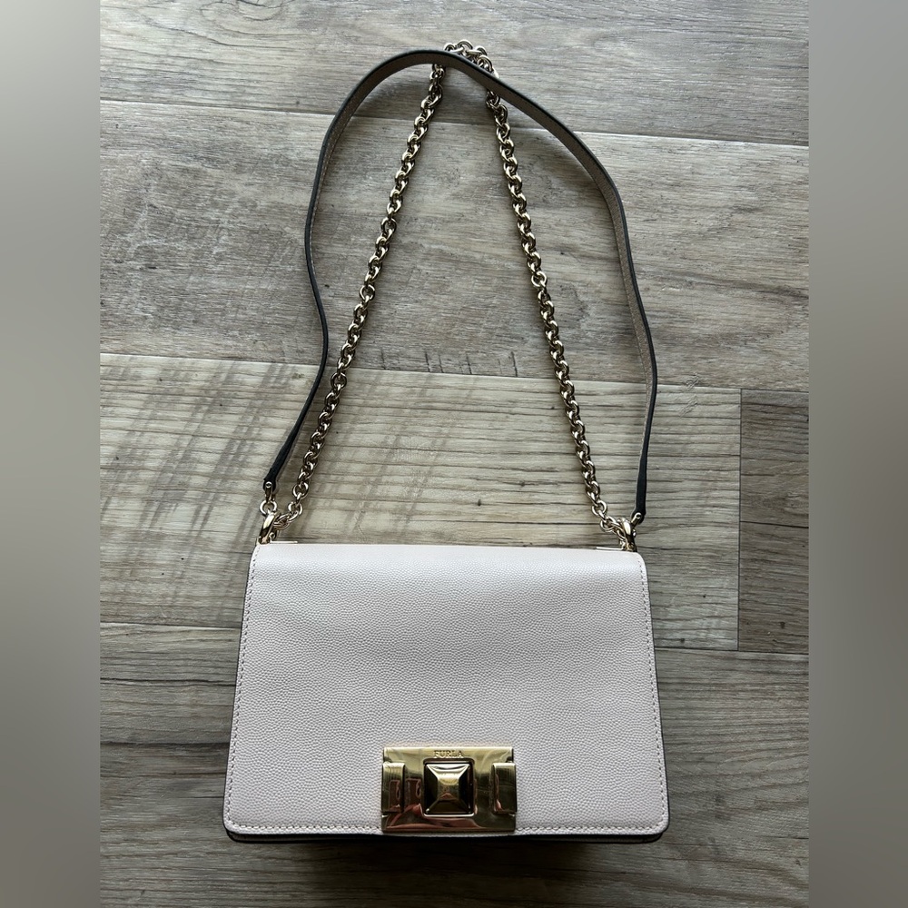 Furla Dalia Crossbody Bag Blush Pink NEW $398